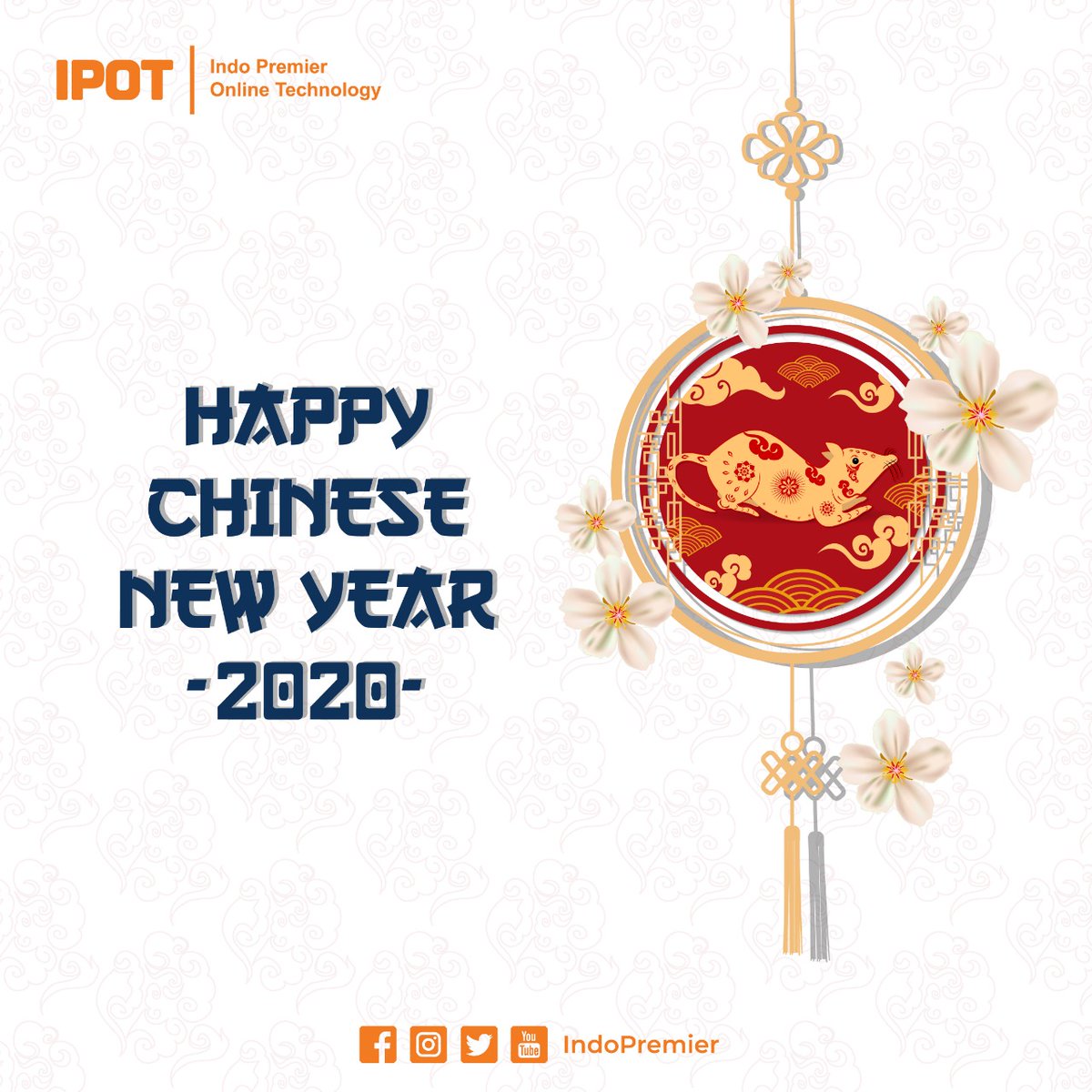 indopremier's tweet photo. Happy Chinese New Year 2020 buat Sobat IPOT yang merayakan! Semoga berkah dan cuan kamu makin melimpah~
.
.
.
#IndoPremier #Sekuritas #Investasi #TanpaBatas #Millennials #Lawas
#SemuaPakaiIPOT #EraNew #IPOTAja #YukNabungSaham https://t.co/d3w4En8Xzr