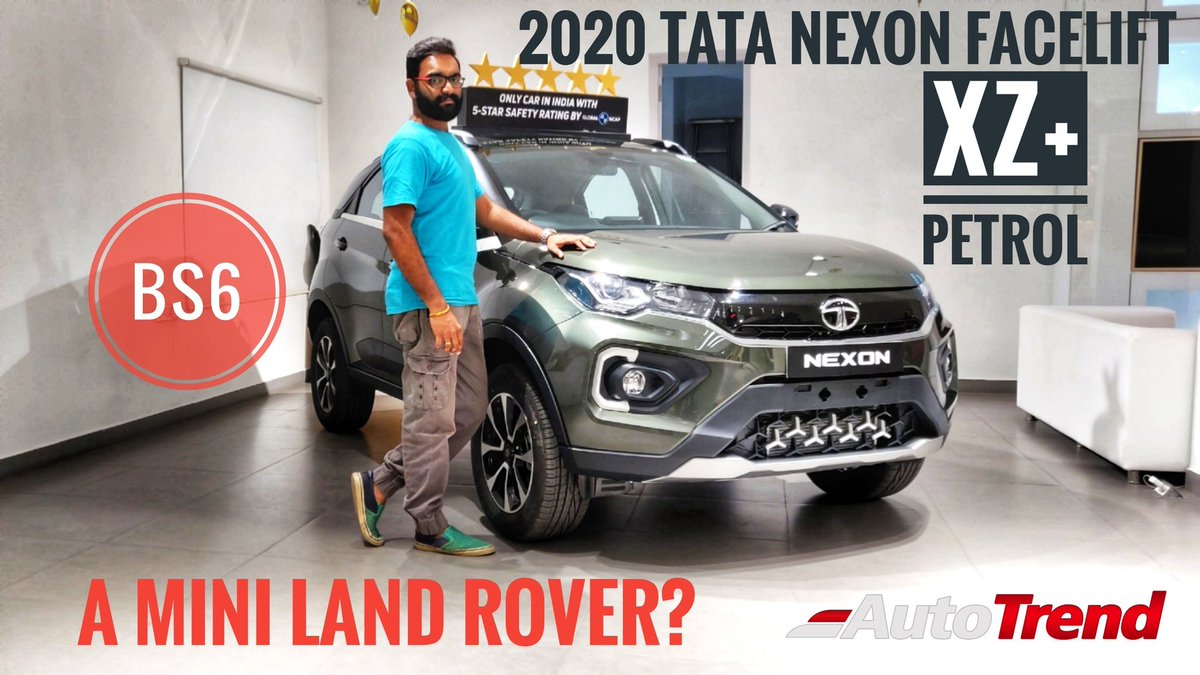 teamautotrend's tweet photo. 2020 #Tata #Nexon #BS6 Facelift XZ+ | Most Detailed Review | #AutoTrend | A Mini Land Rover !? #LevelNex #Nexon #SUV #CompactSUV #Ford ₹EcoSport #Hyundai #Venue #Maruti #Suzuki #Brezza #Mahindra #XUV300 More info : https://t.co/6PNSKF900w https://t.co/kiKcv7XY0y