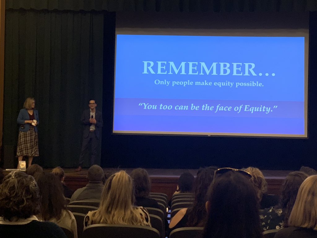 ntrainor29's tweet photo. Had a great time connecting and learning at #LBSUMMIT20 Thanks to 3 great ignite presentations on SEL, personalized learning &amp; equity. https://t.co/bYPGetkI1A