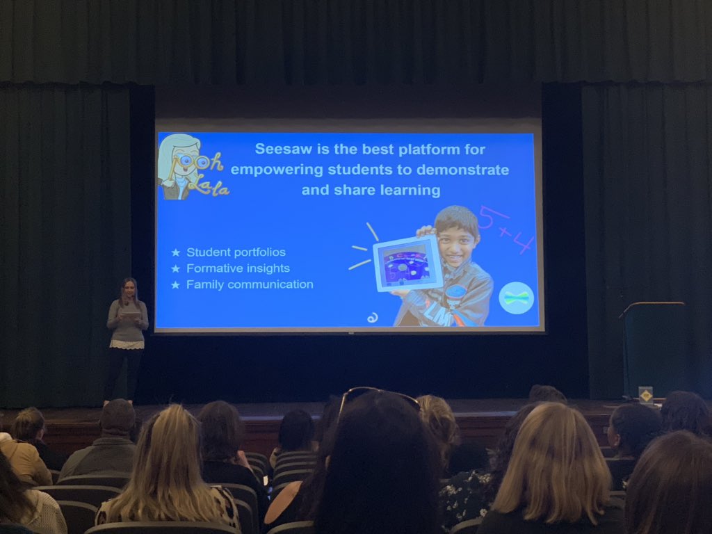 ntrainor29's tweet photo. Had a great time connecting and learning at #LBSUMMIT20 Thanks to 3 great ignite presentations on SEL, personalized learning &amp; equity. https://t.co/bYPGetkI1A