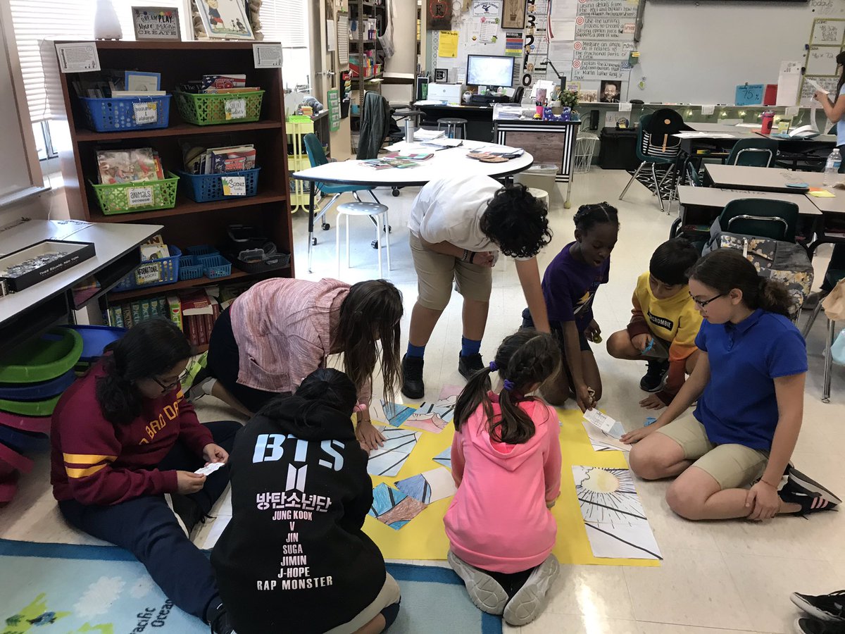 4thwithMsFitz's tweet photo. These amazing fourth graders at @GTEtoucans are working together to build our MLK collaborative poster. #MLKproject #IHaveADream #FourthGrade #collaboration https://t.co/8cRDyox56S