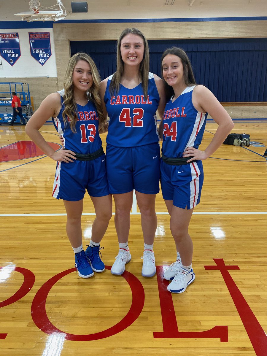 Carroll_Crazies's tweet photo. Let’s get a huge crowd for the girls senior night tomorrow! 1:30 @ home THEME: white out 🤍 https://t.co/CA2BT5BPVP