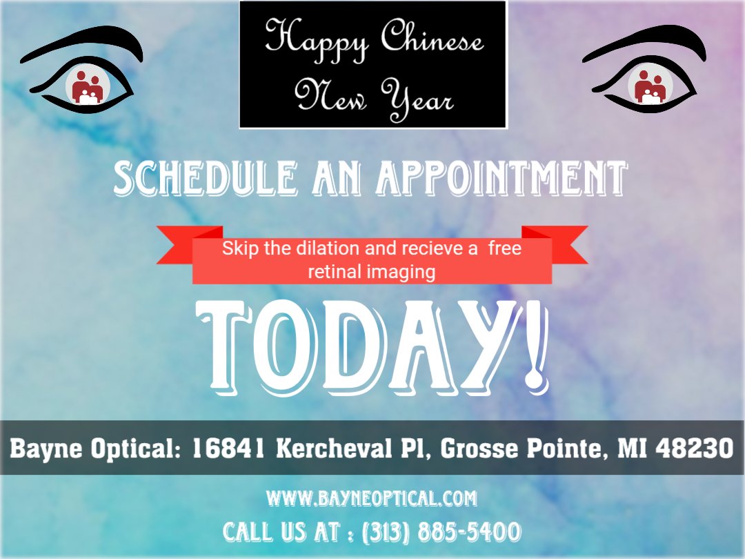 DrMikeLowe888's tweet photo. HAPPY NEW YEAR! Welcome the Year of The Rat and the 2020 you at Bayne Optical! 

I Scription. Exclusively at Bayne Optical. For the Clearest optics available.

#2020You #FrameThe2020You #IScription #YearofTheRat #ChineseNewYear https://t.co/RWXeRCblQa