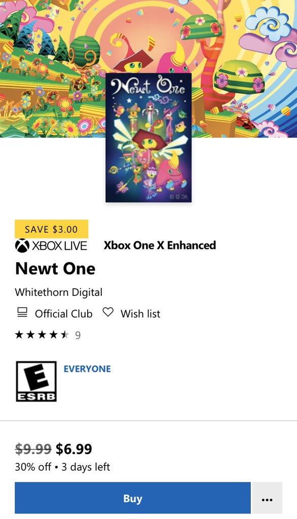 Have you checked out the Artistic Adventure Sale on Xbox? Ends January 27th! 

Newt One is a bright and colorful platformer from <a href="/DNANewtOne/">DevNAri</a> Follow Newt on her Journey to save the Elders and restore life back to realms! #indiegames #xboxgame #stressfree 

microsoft.com/en-us/p/newt-o…