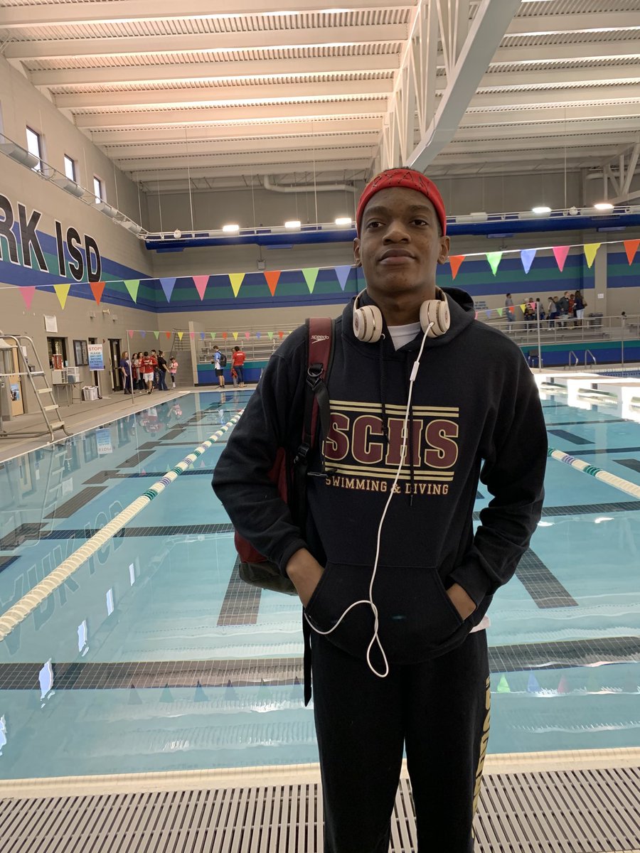 schsswimanddive's tweet photo. Records came crashing down today at Districts!  Aramis-freshman 100 back, Daniel-team 100 breast, Evan and Tassilo-team 200 IM, and Ryan-team 100 back. Awesome swims today! 🔨💿⁦@HumbleISD_SCHS⁩ https://t.co/OQg9aJjoIL