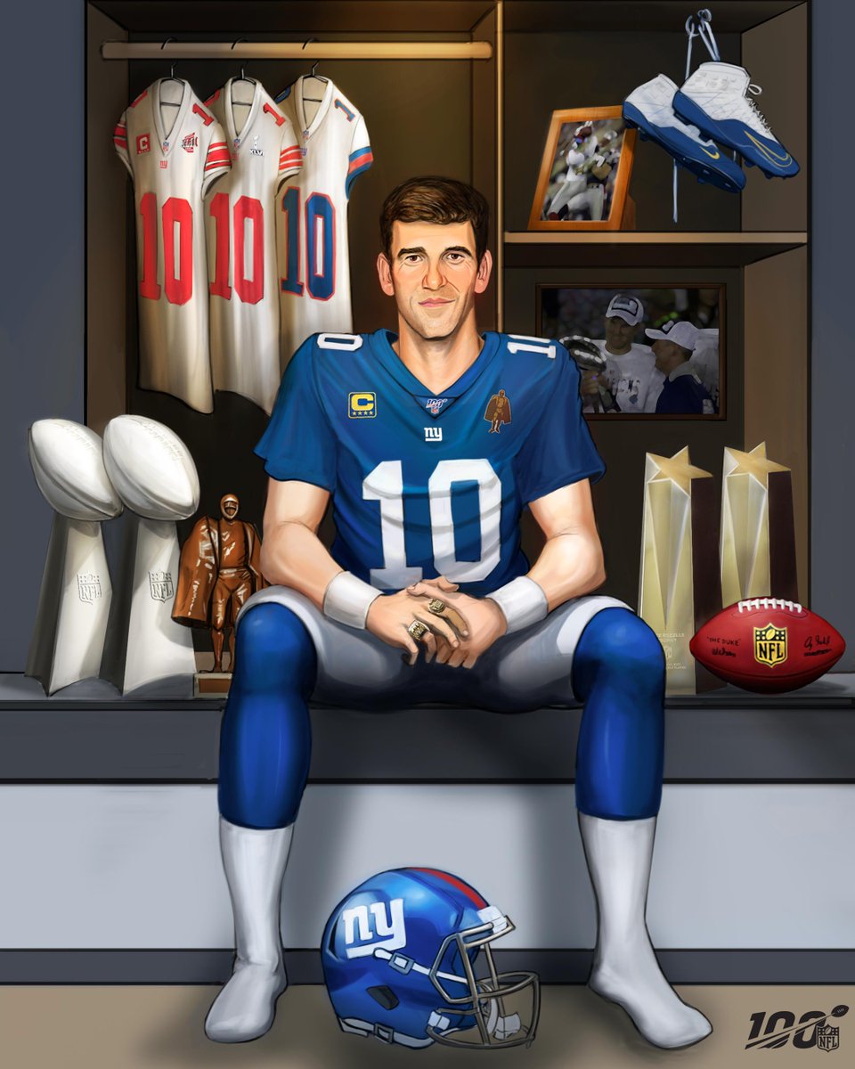 NFL's tweet photo. One of the best to wear a @Giants uniform.

Congrats on the legendary career, Eli. #GiantsPride https://t.co/IjU2UNfYFi