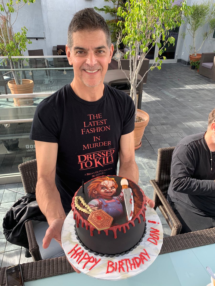 RealDonMancini's tweet photo. HAPPY BIRTHDAY TO ME FROM THE CHUCKY WRITERS’ ROOM https://t.co/45jHiVh28Q