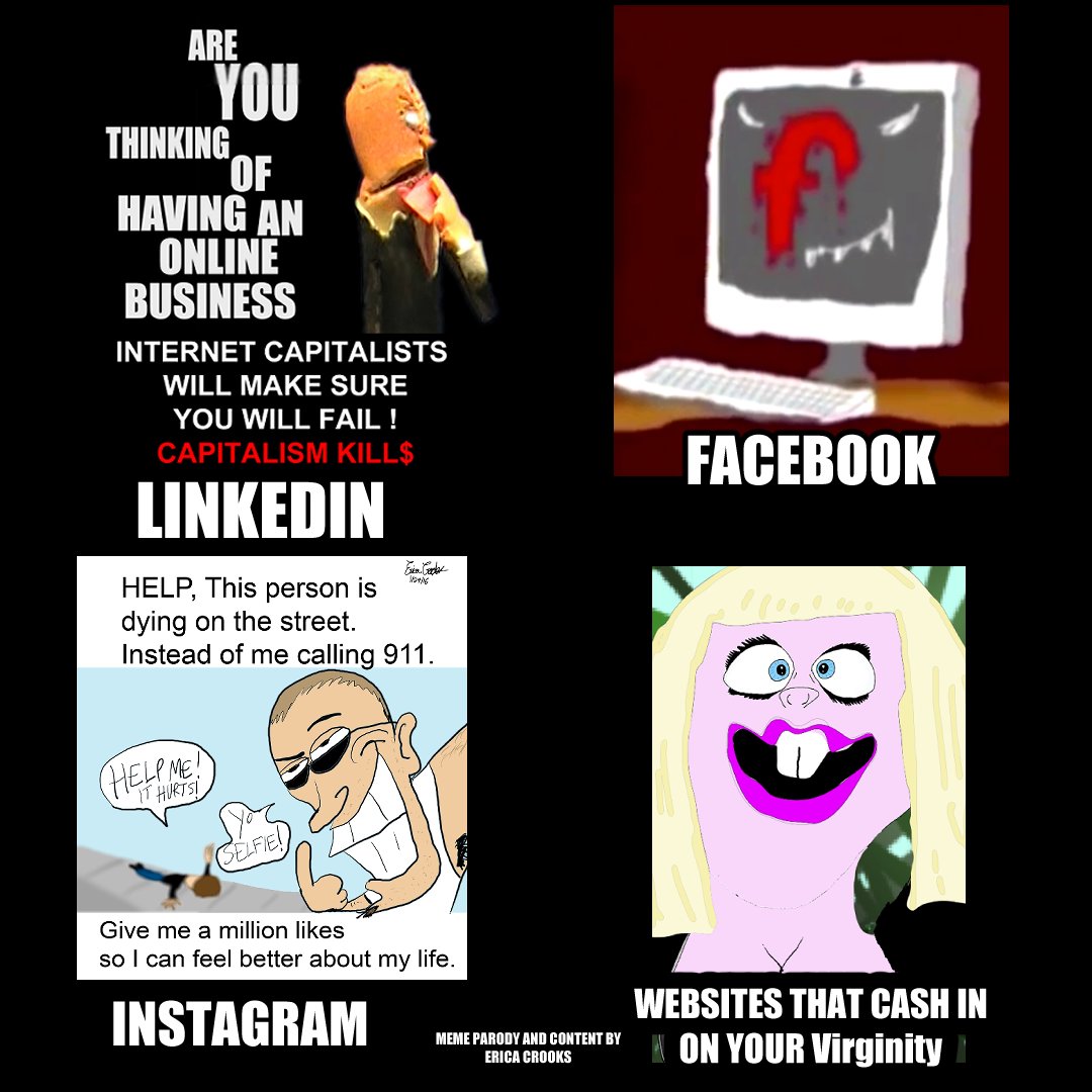 crooks_erica's tweet photo. Seen these memes trending lately so... #webcomic #webcomics #ericacrooks #theericacrooksshow #ericacrooksshow #satire #parody #meme #memes #darkcomedy #darkhumor #darksatire #parodymeme #parodymemes #puppetry #cartoon #cartoons #toon #toons #socialmedia #internet #lol #wtf #omg https://t.co/FqGudgqBub