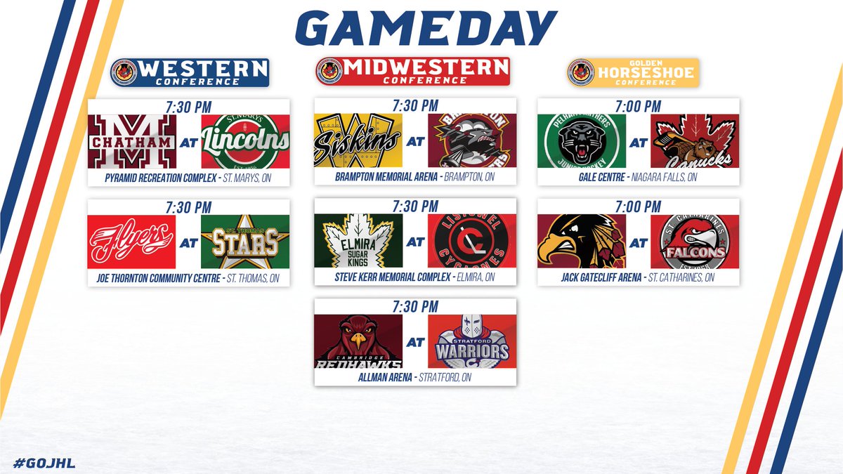 GOHLHockey's tweet photo. 7 games on tap for tonight!
#CHAvsSMY
#LEAvsSTT
#WATvsBRM
#ELMvsLIS
#CAMvsSFD
#PELvsNFC
#THOvsNFC https://t.co/6hWKoTHyhG