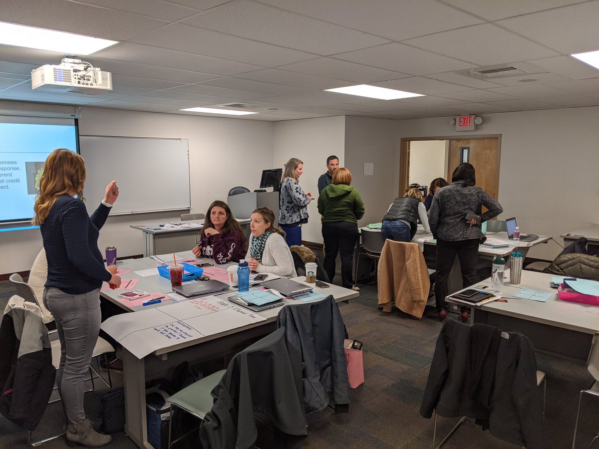 AACPS_PK5Math's tweet photo. PD with @TitleIAACPS Math team working hard being a #LeadLearner #CollaborativeScoring https://t.co/a68nAWfnjH