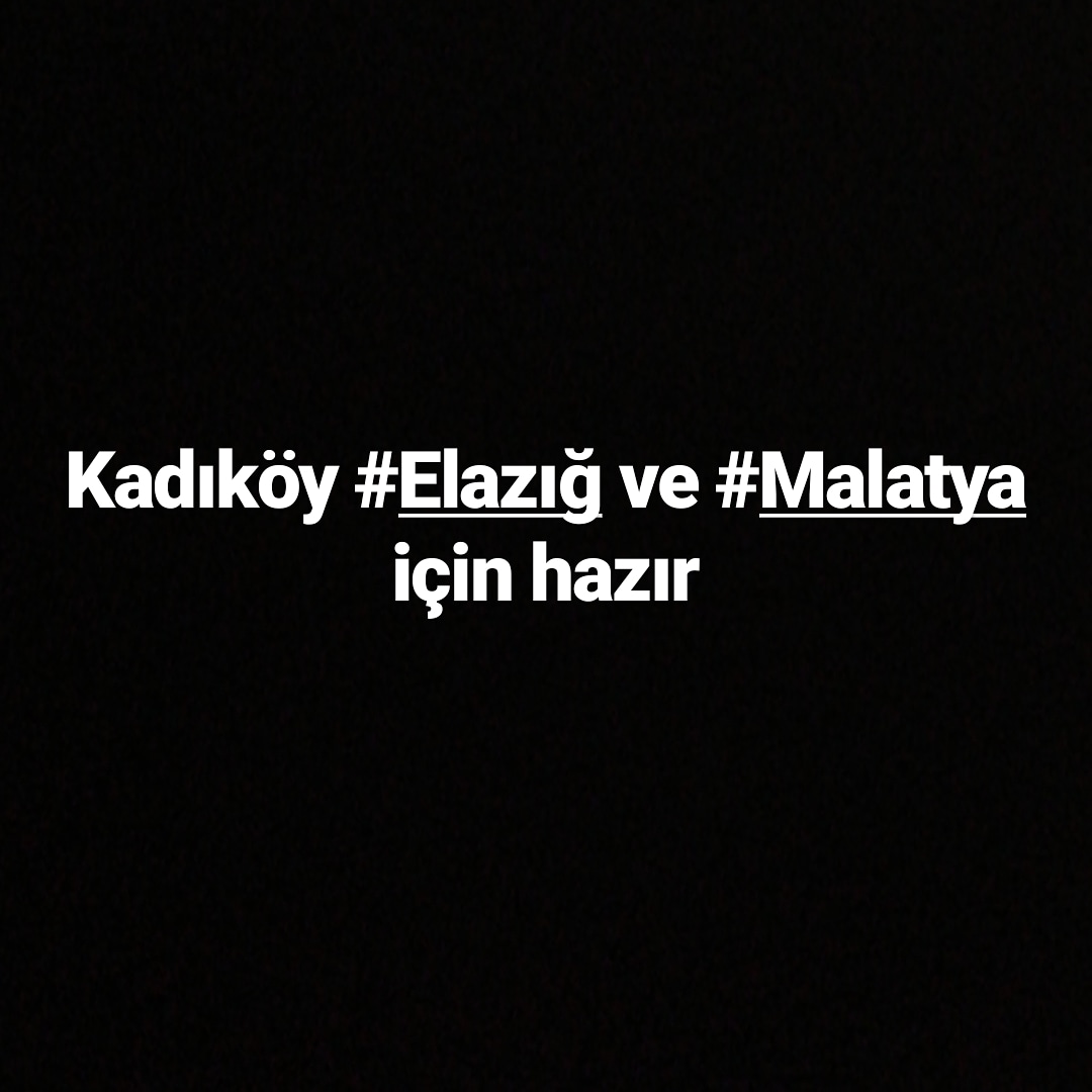 Kadıköy #Elazığ ve #Malatya için hazır!

Tüm Kadıköylülere duyurulur, yarın saat 7.00 itibariyle afet bölgesi için bağışlamak istediğiniz tüm yardımlarınızı Kadıköy Belediyesi Başkanlık binamıza getirebilirsiniz.