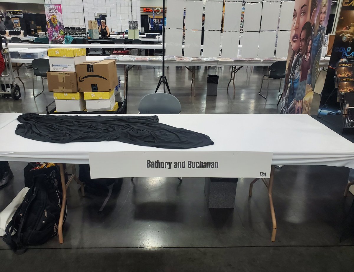 BathoryBuchanan's tweet photo. Set up time at #WizardWorld #Portland. See you soon!
#wizardworldportland #comiccon #yourplanneryourway https://t.co/OVSrSvLUIc