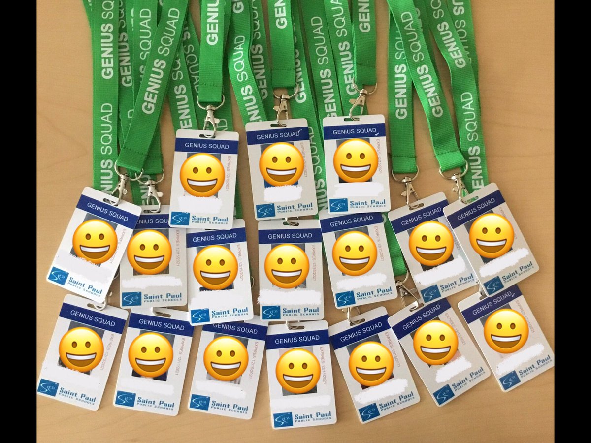TurnbullChris's tweet photo. Starting the year off great with 4 more #SPPS #GeniusSquad groups who have earned their badges & lanyards through student-run iPad help desks #servicelearning
#SPPSPL #stutechteams @BestBuyEdu @BestBuy @AppleEDU
@BCMSroar @washingtontech @MurrayMS_SPPS @RamseySPPS https://t.co/GLl7MxqYpQ