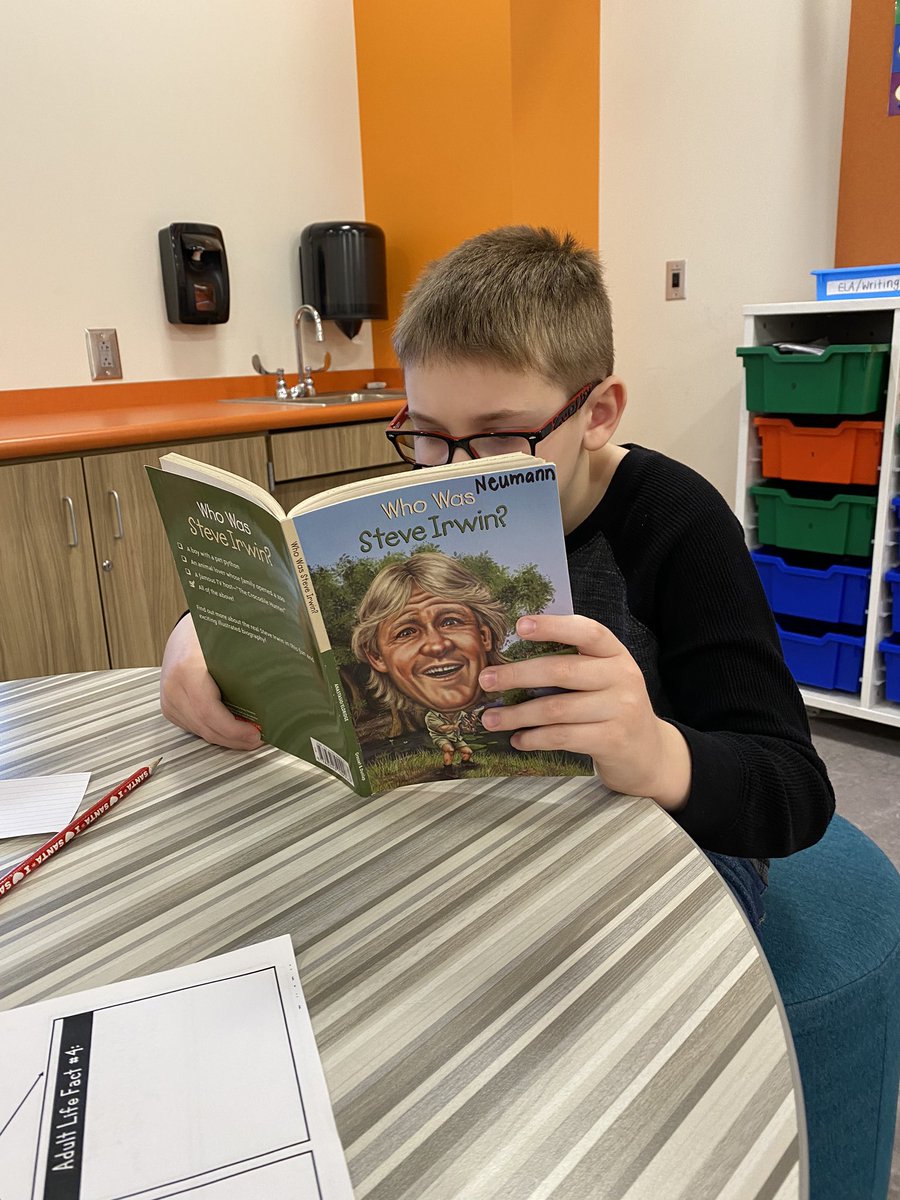 We are absolutely loving reading biographies and preparing for our reports📚<a href="/LongfellowElem3/">Longfellow Elementary School</a> #MIGHTYmustangs
