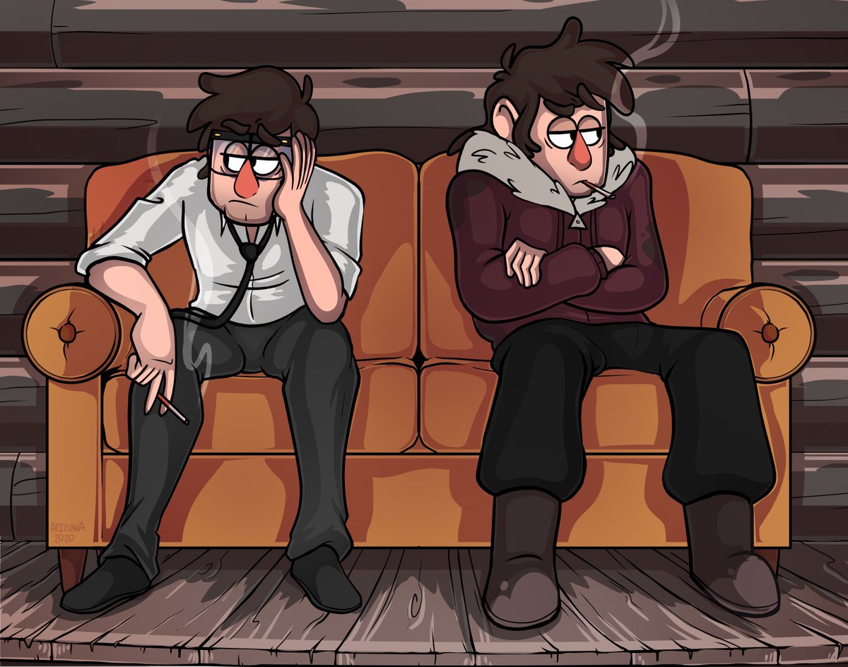 Smoke break #gravityfalls
#stanfordpines #stanleypines #pinestwins