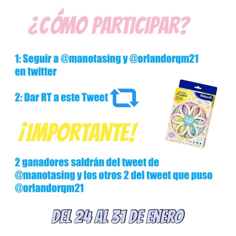 orlanducooo's tweet photo. ¡GIVEAWAY MARCADORES PASTELES!
🌈🌈🌈🌈🌈🌈🌈
(Solo Barranquilla)
Participa abajo: https://t.co/yY6W50jmUx