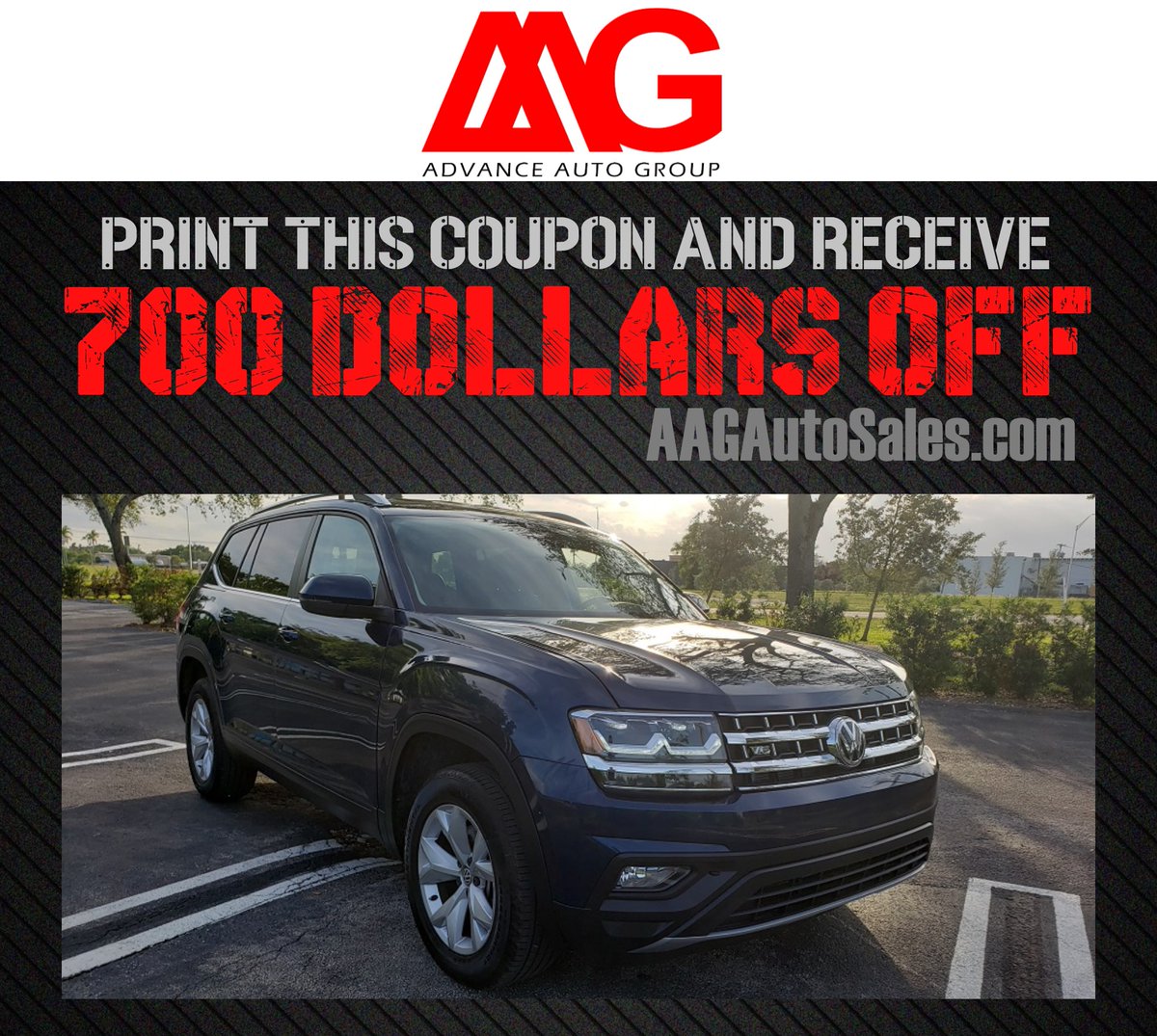 AAG_AutoSales's tweet photo. Do not let this OPPORTUNITY pass! PRINT AND RECEIVE 700 DOLLARS OFF the full price for this Volkswagen ATLAS 2019, fully loaded!! for only $24.500!!!!

#volkswagen #vw #mk #golf #gti #r #cars #car #audi #polo #vwgolf #bmw #vwlove #aircooled #vag #fusca #turbo #golfmk #wvatlas https://t.co/4rcLpaHhOj