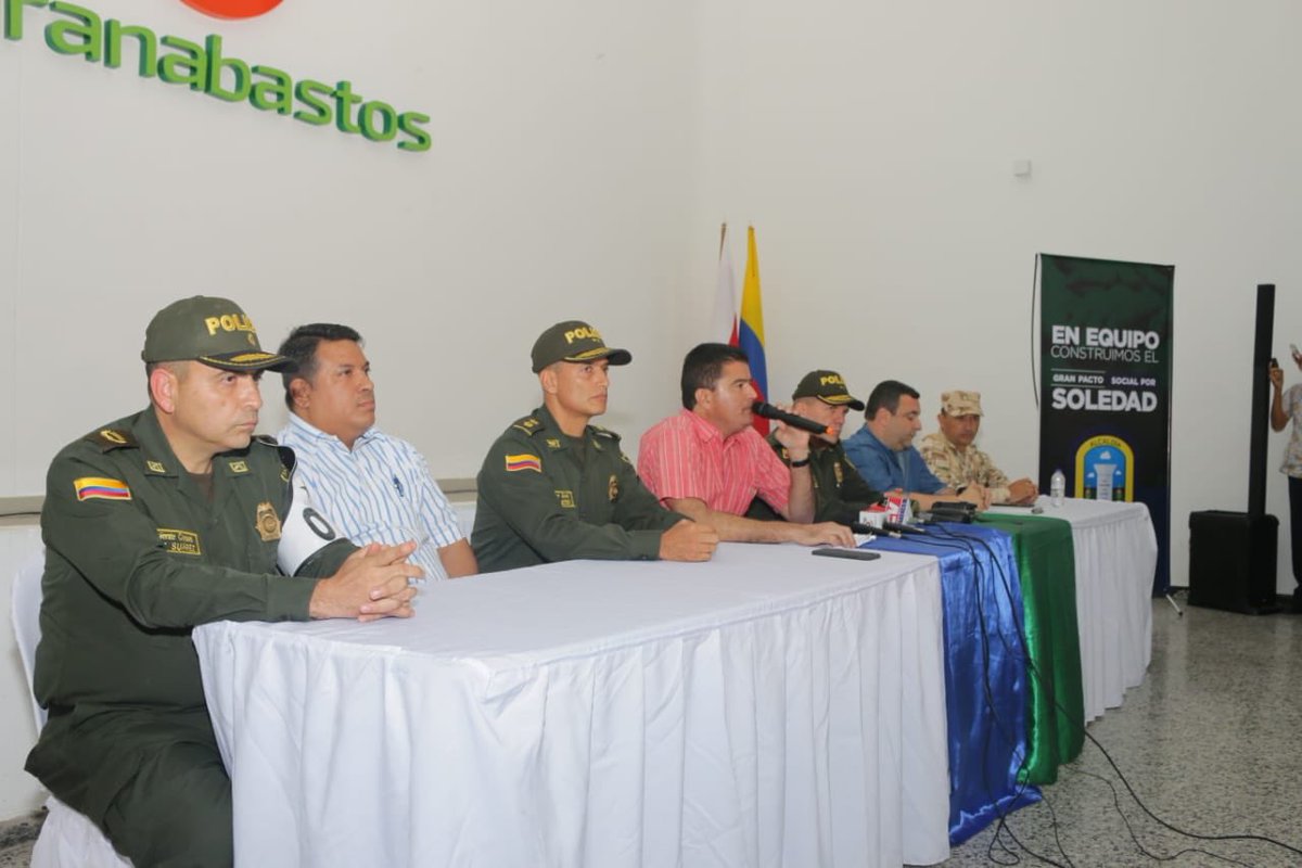 #SoledadSeguraYEnPaz | ¡Los soledeños no están solos!, La Fuerza Pública realiza las acciones para contrarrestar los hechos delincuenciales. Hoy en rueda de prensa, la Policía dio a conocer el nombre de los delincuentes más buscados.