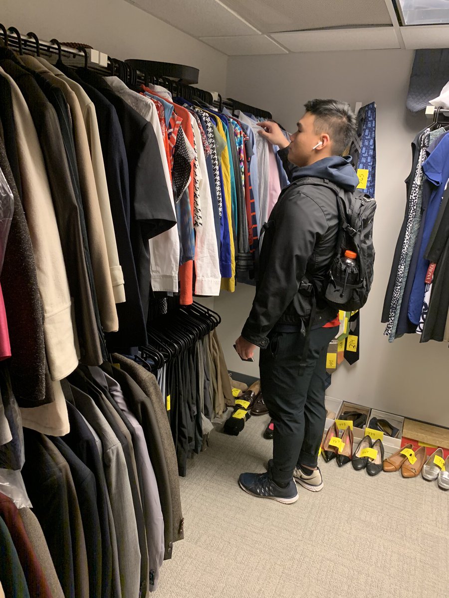 PantherCareer's tweet photo. The Career Closet is NOW OPEN! Visit our office Monday through Friday from 11 a.m. to 3 p.m. to add professional clothing to your wardrobe for FREE! Thank you to all the students who came by yesterday to preview the closet! 😬👍🏾 #StateYourPath #GSUCareerCloset https://t.co/OED2KvNAiw