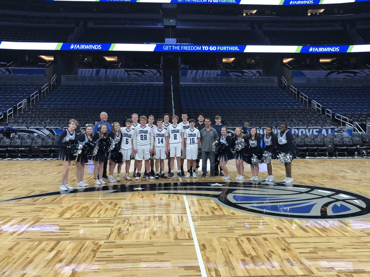 CarriNevad's tweet photo. #magicaboveall   #orlandomagic   MICS Cougars ballin’ at the Amway! https://t.co/yoE4jpjWbN