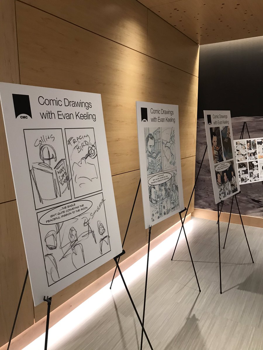 CincyMuseum's tweet photo. Our Drink and Draw with @etkeeling tonight (Jan 24) is free with a Destination Moon ticket. Please buy a ticket for #DestinationMoon anytime from 6-8 pm and join us (last entry is 8 p.m.) https://t.co/aT0GZNaPuk. #CMCmoon https://t.co/Q8yFQ61jgb