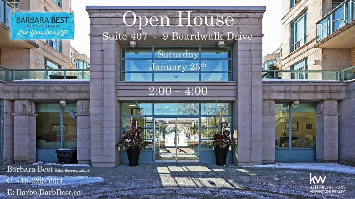 BarbBestKWRE's tweet photo. This Saturday only! 2:00 to 4:00 PM at 9 Boardwalk Drive

If you're looking for a Beach condo to call home, this suite is for you! Intelligent layout, breakfast bar and breathtaking views.. come see what we mean when we say living your Best Life, is living in the Beach! https://t.co/yIGuhmUbhW