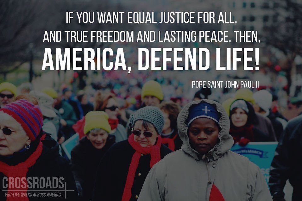 CrossroadsWalk's tweet photo. Today we were proud to DEFEND LIFE with hundreds of thousands of Pro-Life warriors in our nation’s capital. @March_for_Life #MarchForLife #CrossroadsProLife #AmericaIsProLife #WhyWeMarch https://t.co/ZC5NvnQqQ2