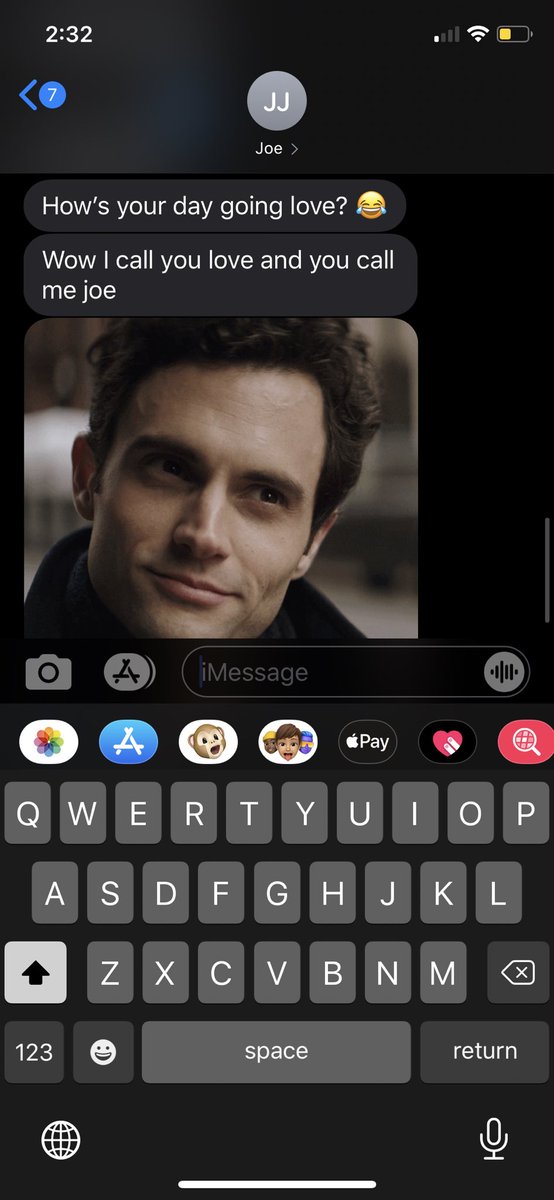 Ninnaaaaa's tweet photo. If you’ve watched the show, “You” you will understand how this is a holy shit moment lol @AyoJoemoe 😂 https://t.co/0xEFbvOPaO