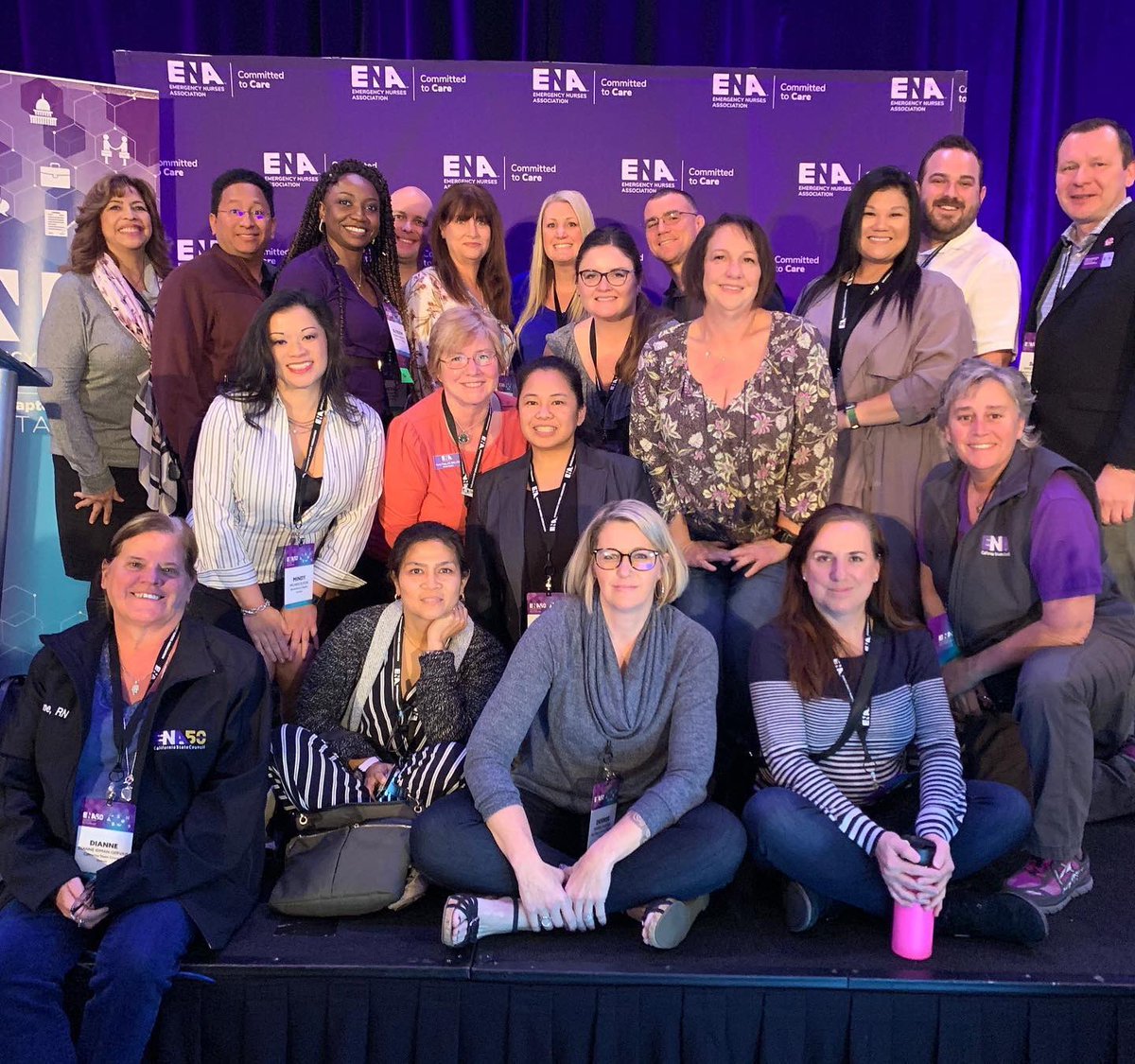 ENAOC1's tweet photo. State and chapter leaders from Host State California 💜 @ENAorg @SFBayAreaENA @EastBayENA Los Angeles, Fresno, San Diego https://t.co/op525SyV2V