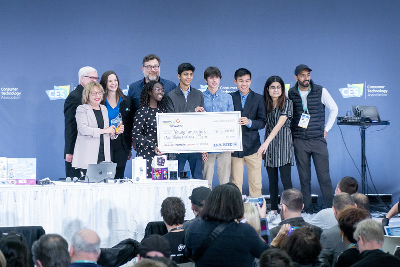 Cheers to the #GenZ of #Entrepreneurs! Thank you <a href="/techthelead/">TechTheLead</a> for highlighting these incredible #students and the #YoungInnovators to Watch Awards at #CES2020.

techthelead.com/heres-the-gen-…