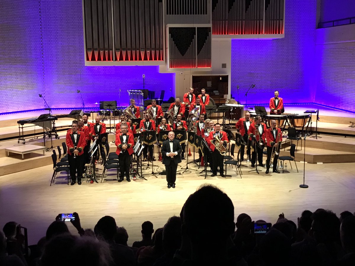 stanewing's tweet photo. ⁦@fodensband⁩ kicks off this year’s ⁦@RNCMvoice⁩ Brass Band Festival with a superb concert this evening. Highlighted by a stunning performance of John Pickard’s monumental work, ‘Eden’. #topbanding https://t.co/p9XsYWHhIw