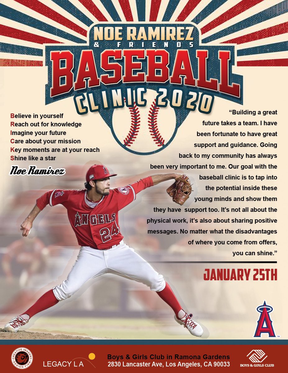 This is always a very humbling day. Really excited about our 4th annual baseball clinic in The Ramona Gardens housing projects! Thank you to the huge number of people who are working hard to make this an unforgettable experience for the kids! It’s going to be a special day!