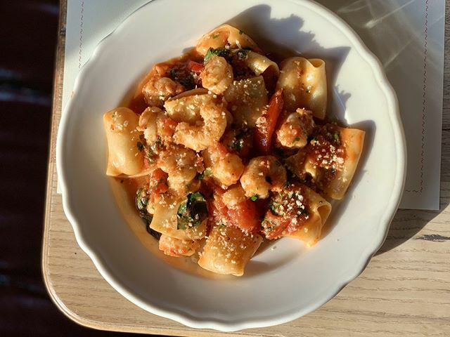 BarPrimi's tweet image. Spicy Paccheri, rock shrimp, cherry peppers #dinnertime #bowery #barprimi