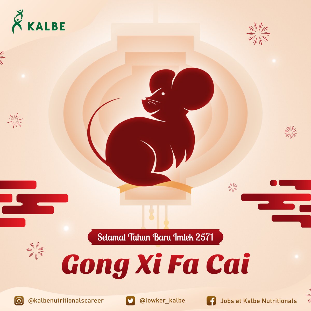Lowker_KALBE's tweet photo. Happy Chinese New Year!!!

Selamat Tahun Baru Imlek 2571, bagi sobat KNers yang merayakan 🥠
May luck surround you throughout the year 🙏

#bepartofkn #proudtobekners #kalbenutritionals #kalbenutritionalscareer https://t.co/PWIsUegLQh