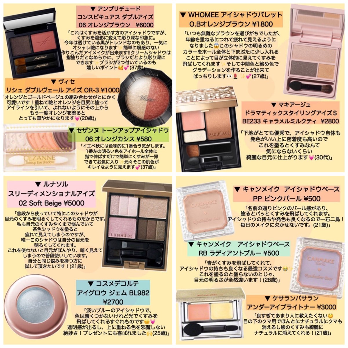 Shabon 公式 鏡をみるたび気になるまぶたのくすみ くすんだ目元がパッと明るくなるおすすめコスメをお聞きしてまとめました Prじゃないやつ Shabon買い