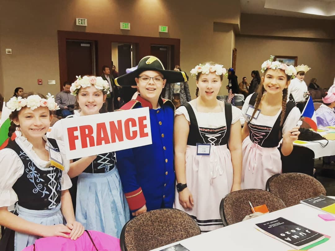 Stephhendrix46's tweet photo. All that practice with #qualityquestioning and #studentquestioning paid off. France won Best prepared Delegation ! https://t.co/ZUbMjRSb2W