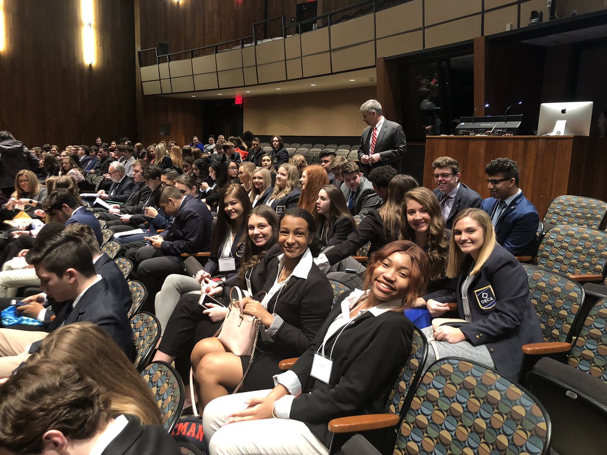 Blackman_DECA's tweet photo. Great day at DECA district competition today! Congratulations to everyone that competed today and everyone that made it on to state competition! #WeAreBlackman #BlackmanDECA @DECAInc https://t.co/CGB6cvYkGg