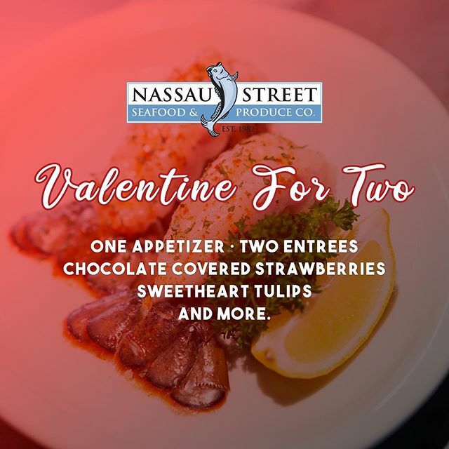 Our famous Valentine For Two is back 💘🦞 One appetizer, two entrees, and more! Now available for online ordering. Head to our website to place your order (available pickup dates 2/13 - 2/16). ift.tt/2NWH6tw