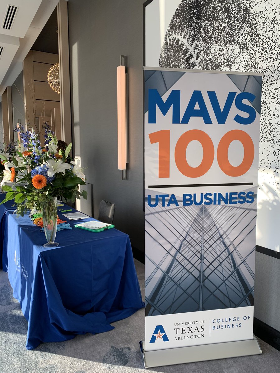 BusinessUTA's tweet photo. Did you know? The top firms in the very first #MAVS100 represent over $680 million in annual revenue. We’re getting ready for a night celebrating our entrepreneurial ecosystem and enterprising @utarlington alumni. https://t.co/hAn1SrYZXD