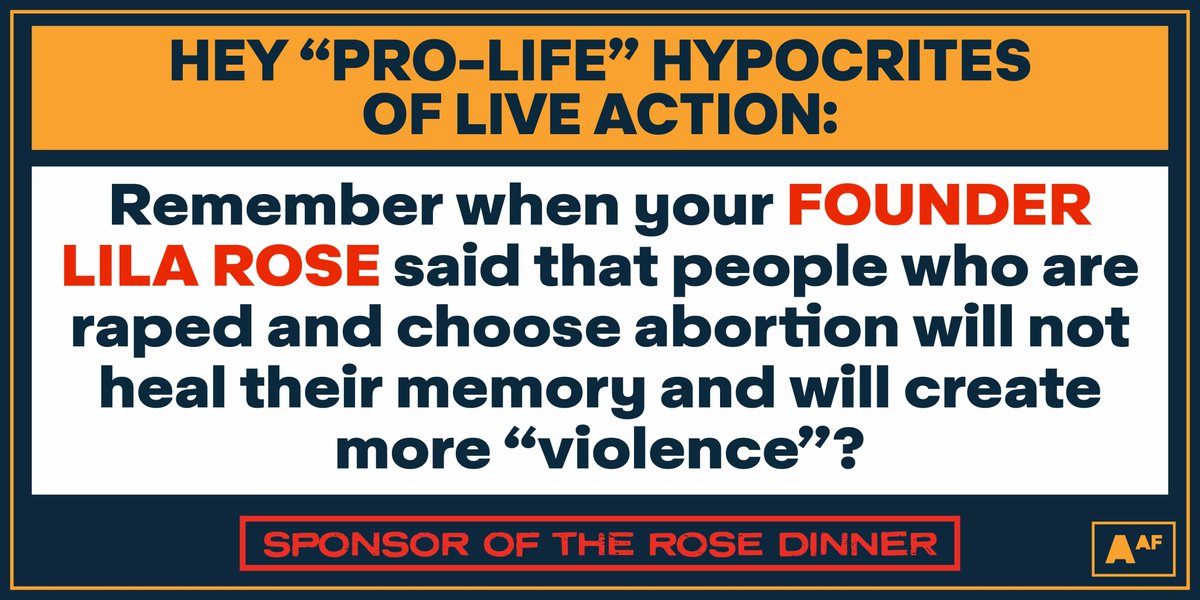 snaser14's tweet photo. @LilaGraceRose is an anti-abortion pundit who doesn’t believe in rape exceptions and praises legislation that removes them from abortion bans. #RoeStaysYouGo #RoseDinner https://t.co/JYKJY1Y3Dq