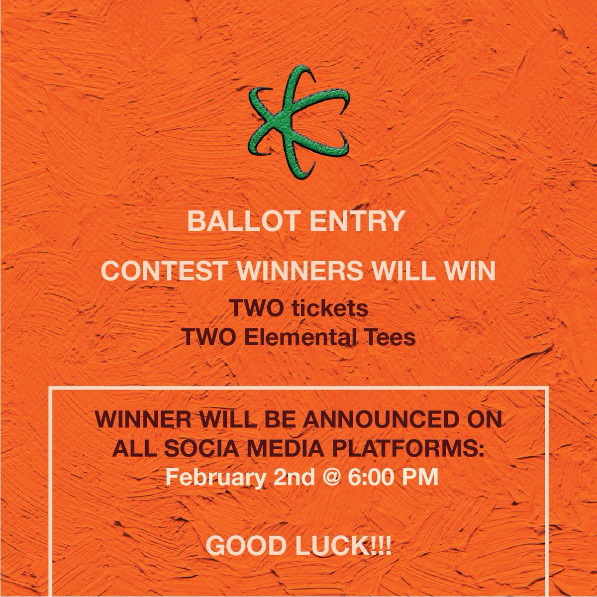 elementalBPM's tweet photo. 🔥 Giveaway Time 🔥
@roddyricch is on his waaay.... sign up for our mailing list for the chance to win 2 tickets to his show AND 2 @elementalbpm tees!
Our winner will be announced on Sunday 2nd February 2020 @ 6pm EST!
#ElementalBPM x @roddyricch ⚗️ https://t.co/Al3RyPHaro