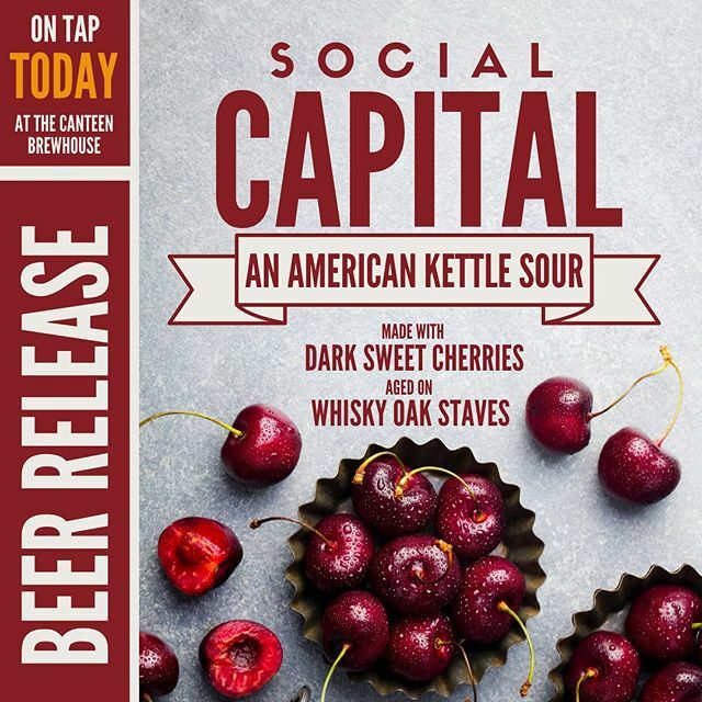 CanteenBrewhaus's tweet photo. Come try our latest American Kettle Sour, made with dark sweet cherries and aged on whiskey oak staves.
Social Capital
6.0%ABV 15 IBU .
.
.
.
.
#drinklocal #beernerd #beerlover #beers #craftbeerlife #beer #craftbeerlover #burque #beerporn #instabeer #craftbeerporn #albuquer… https://t.co/fAlkZhPdPY