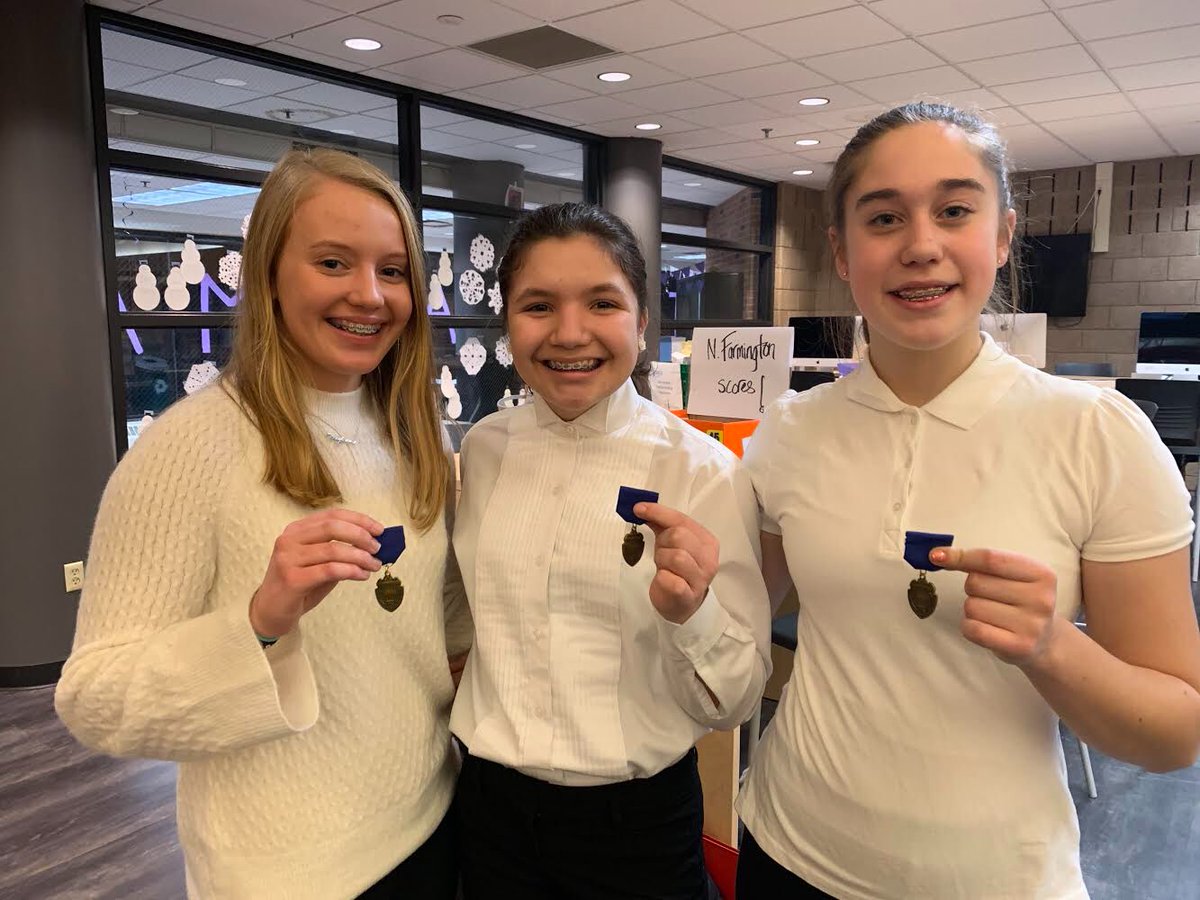 Congrats to Meghan, Allie, Emily on their first division rating at MSBOA district solo and ensemble festival at Brighton HS. The first “1” of the weekend for BH!