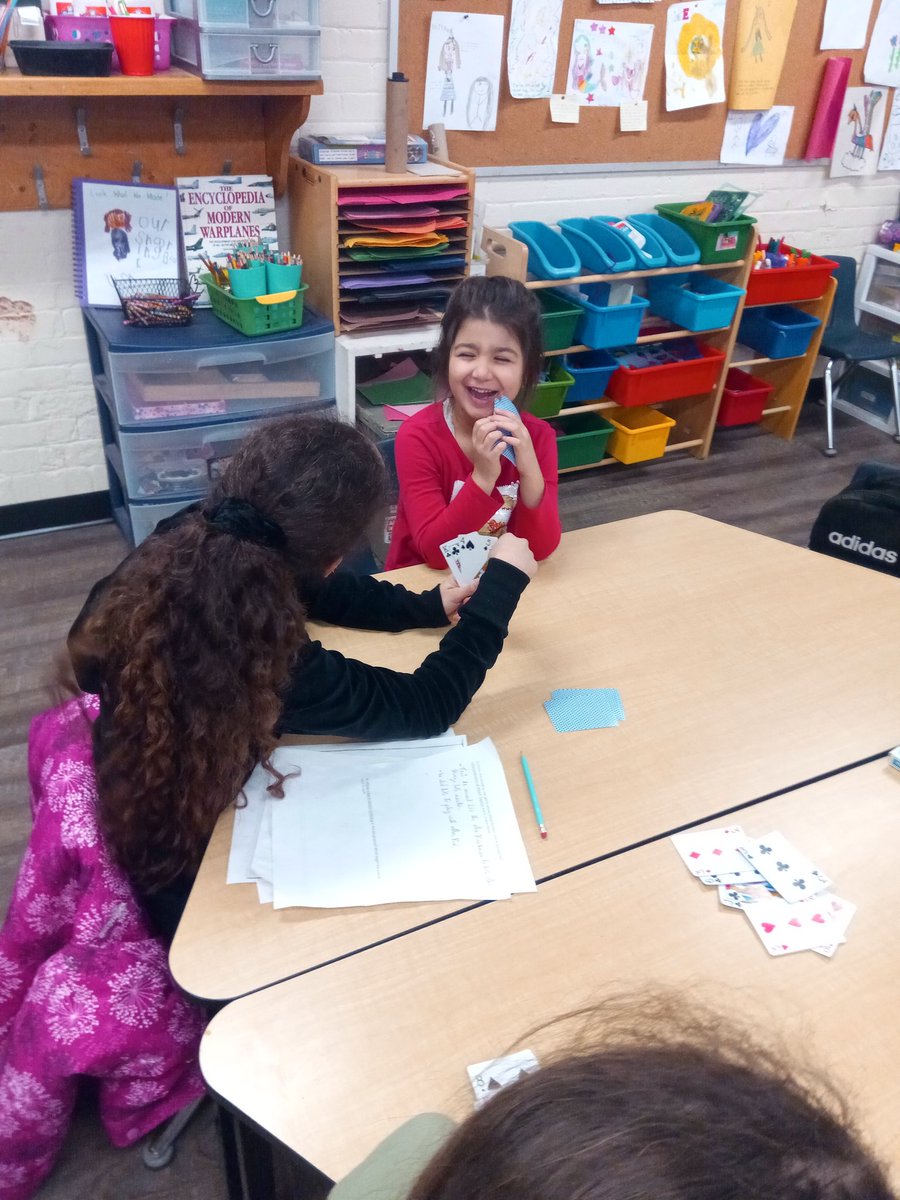 MrsMAlford's tweet photo. Today our Buddies from @MsEngelmann's class taught us how to play Go Fish https://t.co/Xkb6UxwT6k