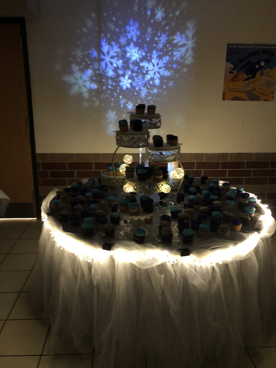 LudlowLindie's tweet photo. Snacks Crossing Elementary School Winter Wonderland Dance is happening now! https://t.co/sN4h1B3cYt