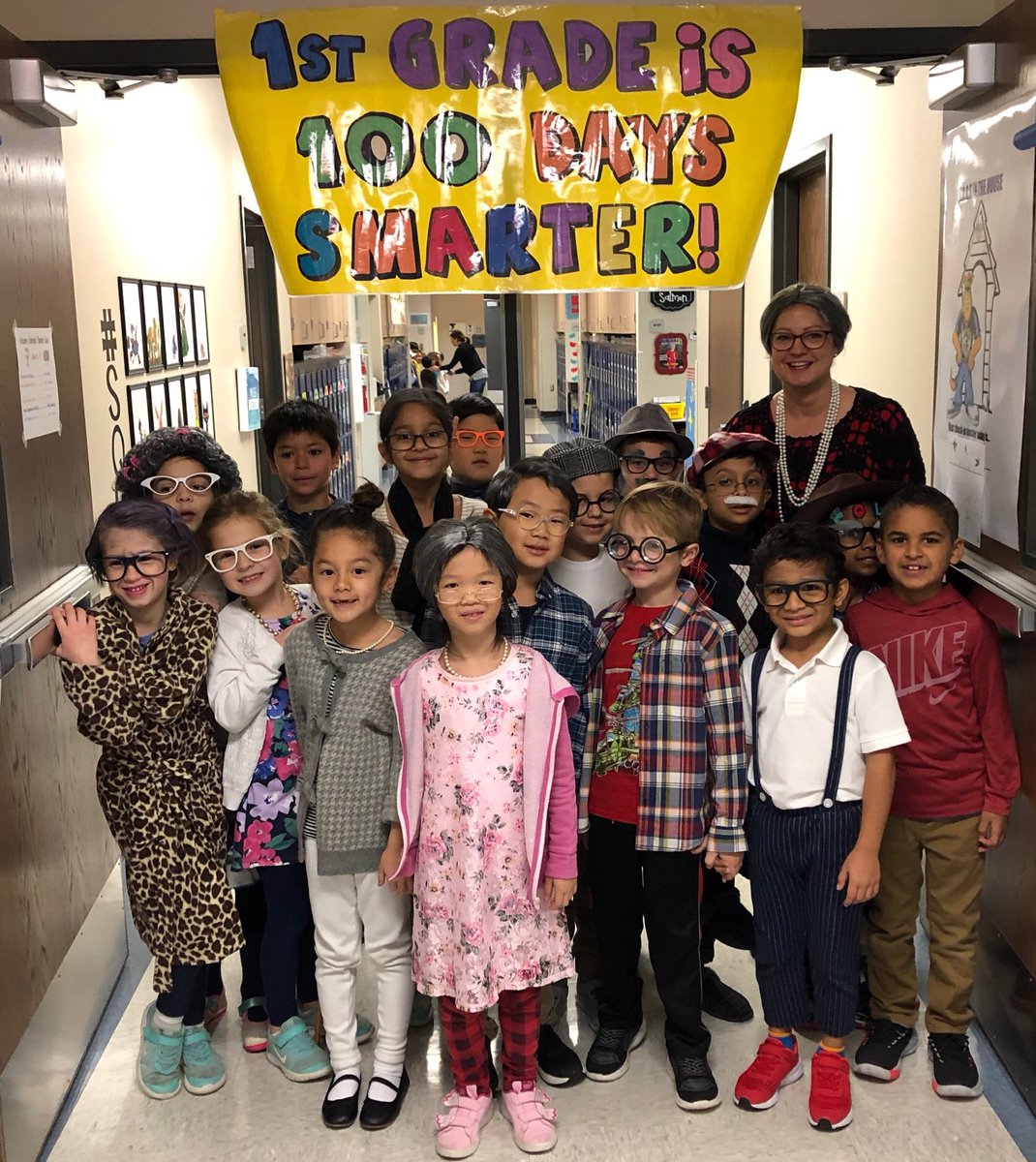 MrsSalmon1st's tweet photo. 💯th Day of School Fun!  We’re 💯 days smarter!!! https://t.co/sn7fBu6lCm
