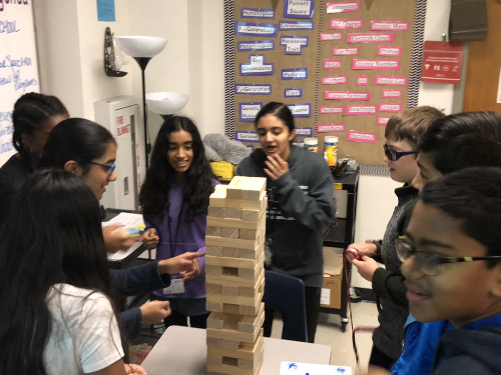 hillhollly's tweet photo. It’s an intense game of Gene-ga in #KMS_GTScience as we review our Genetics unit. @Killian_MS https://t.co/b5fThZK8e0