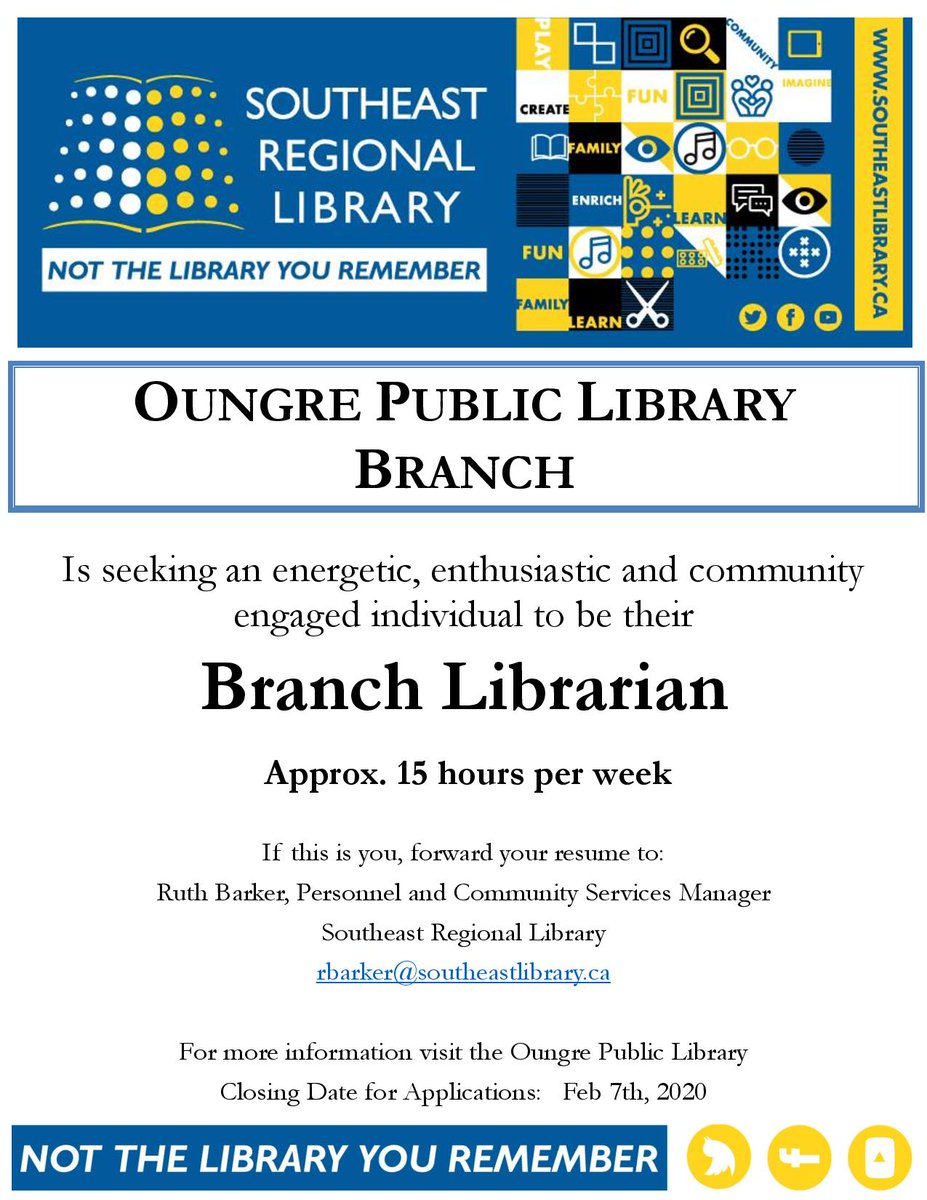 SE Regional Library (@srlhq) on Twitter photo 