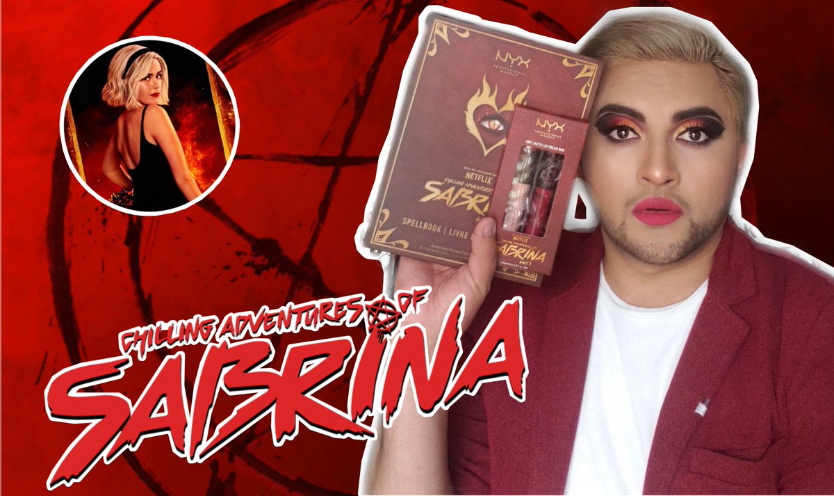 peater_punch's tweet photo. Nuevo video !!❤
La coleccion de @sabrinanetflix para @NYXcosmeticsMX promete ser de mis paletas favoritas 💄💋
#NYXProfessionalMakeup #SabrinaNetflix #NYXCosmeticsForSabrina #makeup #tutorial #youtubechannel 

https://t.co/zChmUxOCK9 https://t.co/KSNb429dtx
