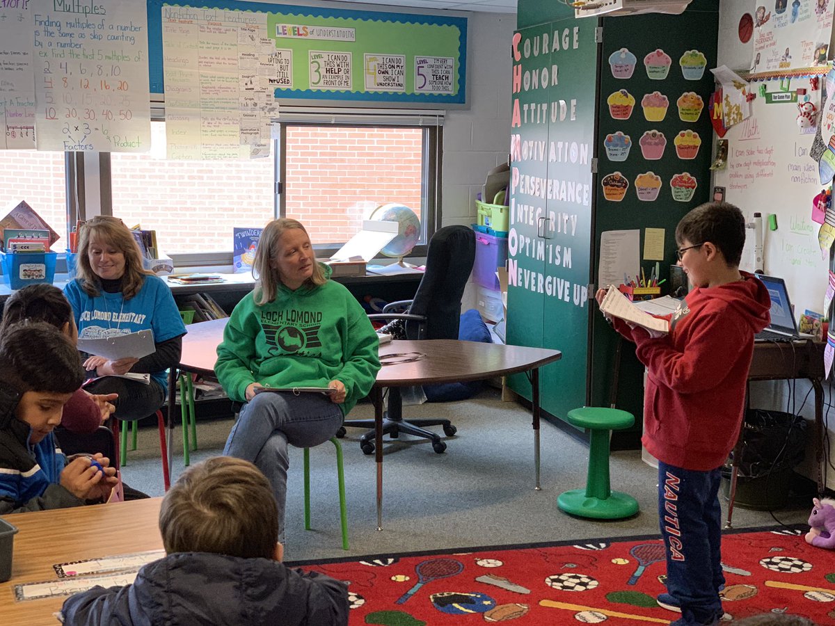 JimenezChamps's tweet photo. We invited our loving principals to our room today to listen to what we think they do all day as principals 💚 #HappyPrincipalAppreciationWeek @KimWerle @GreeneLLES https://t.co/8Q9lzc3lRL